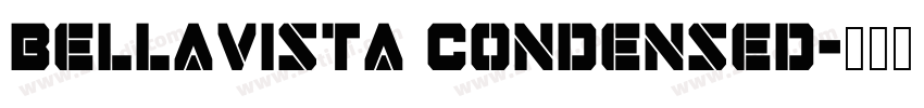 Bellavista Condensed字体转换